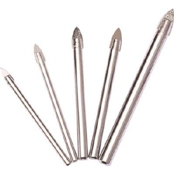DART TILE/GLASS DRILL SET - 5/6/7/8/10MM