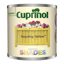 CUPRINOL DAZZLING YELLOW 125ML GARDEN SHADES