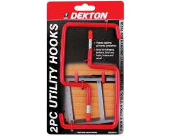 DEKTON 8MM 2 PIECE UTILITY HOOKS