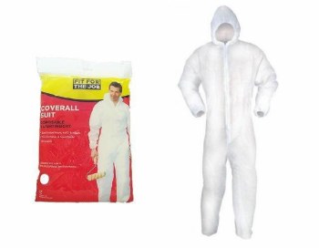 FIT FOR THE JOB LG DISPOSABLE COVERALL