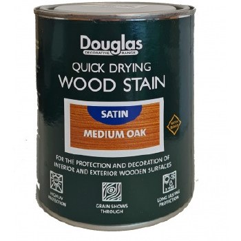 DOUGLAS EXTERIOR WOOD STAIN 750ML MEDIUM OAK