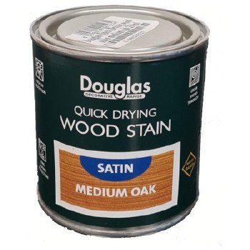 DOUGLAS EXTERIOR WOOD STAIN - MEDIUM OAK 250ML