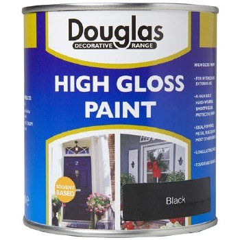 DOUGLAS HIGH GLOSS PAINT 250ML BLACK