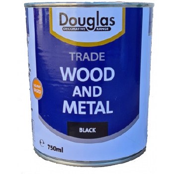DOUGLAS TRADE WOOD AND METAL 750ML -BLACK