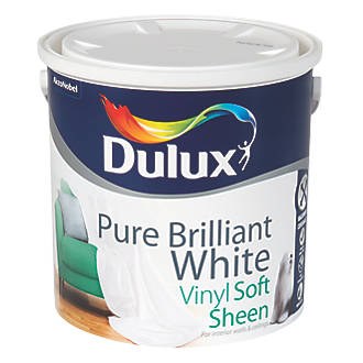 DULUX VINYL SOFT SHEEN PURE BRILLIANT WHITE 2.5L