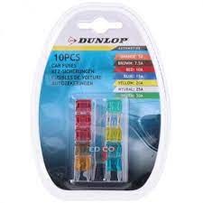 DUNLOP CAR FUSES 6PIECE