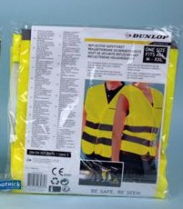 DUNLOP SAFETY VEST ONE SIZE