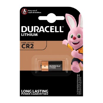 DURACELL BATTERY CR2 3V CARD