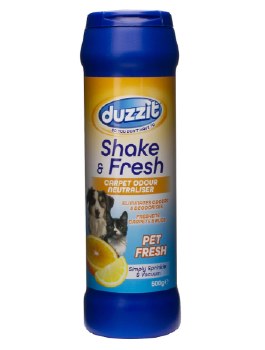 DUZZIT SHAKE & FRESH CARPET DEODORISER - PET FRESH