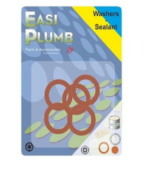 EASI PLUMB 5 PCE 3/4" FIBRE WASHERS