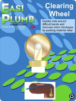 Easi Plumb Sewer Rod Clearing Wheel