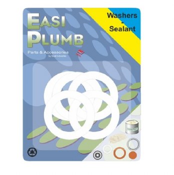EASI PLUMB 5 PCE 3/4" PVC WASHERS