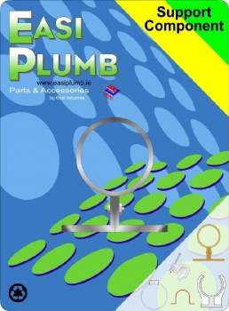 EASI PLUMB 1/2" CP SCREW TO WALL BRACKET