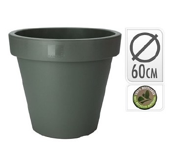 EK ROUND 60CM FLOWERPOT  - GREEN