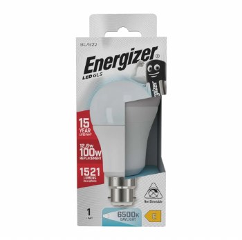 ENERGIZER 12.6W B22 LED GLS 1521LM DAYLIGHT (100W)