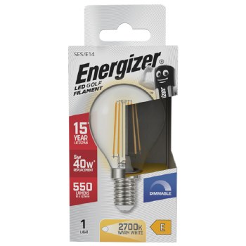 ENERGIZER LED 4W 40W E14 GLASS FILAMENT