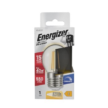 ENERGIZER 4W 40W E27 GLASS FILAMENT