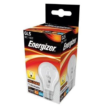 ENERGIZER 40W GLS BC B22 BULB