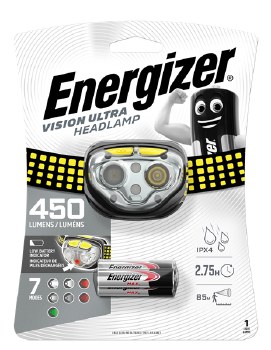 ENERGIZER VISION ULTRA HEADLIGHT 450 LUMENS