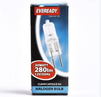 EVEREADY 20W G4 LOW VOLT CAPSULE - CLEAR