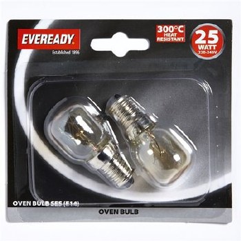EVEREADY CLEAR OVEN LAMP SES 25W
