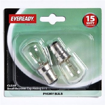 EVEREADY CLEAR PYGMY LAMP SBC 15W