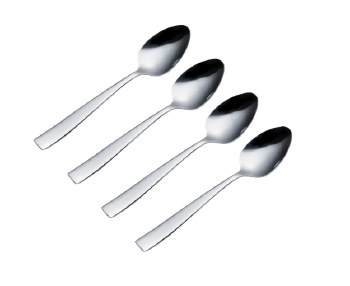VINERS EVERYDAY PURITY TEASPOONS X 4