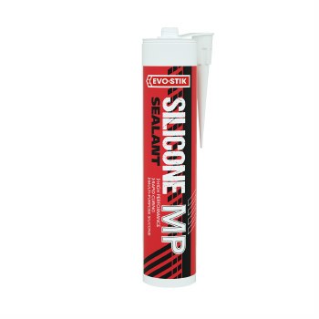 EVO-STIK MP RED TUBE SILICONE - BROWN