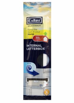 EXITEX WHITE LETTER PLATE SEAL WITHOUT FLAP