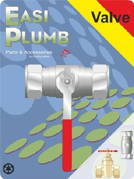 EASI PLUMB 3/4" CXC L/A BALLVALVE