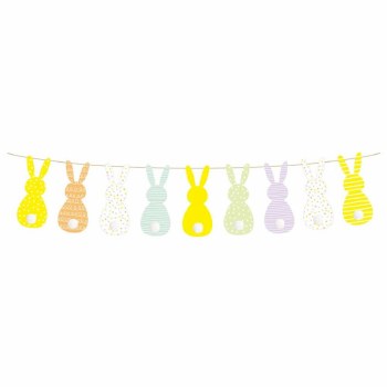 EASTER BUNNY BUNTING - CUTE HOME DECOR- 2 METRES