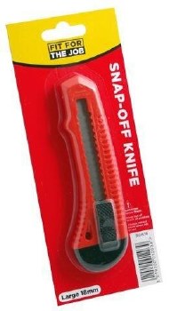 FIT FOR THE JOB SNAP OFF KNIFE 18MM