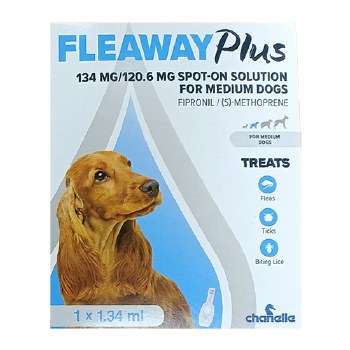 FLEAWAY PLUS SPOT ON FOR MEDIUM DOGS