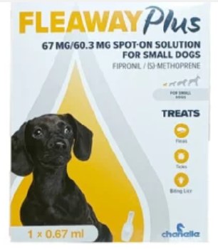FLEAWAY PLUS SPOT ON FOR SMALL DOG