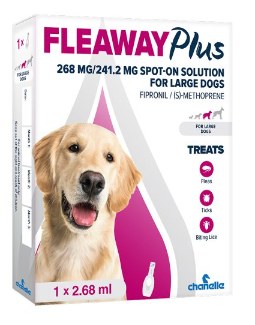 FLEAWAY PLUS SPOT ON SOLUTION FOR LARGE DOGS