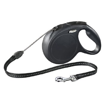 FLEXI CLASSIC XS BLACK CORD 3M LEAD