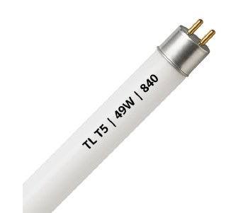 FLUORESCENT T5 49W G5 FITTING 840 COOL WHITE 145CM BULB