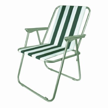 FOLDING STRIPE BEACH CHAIRS 75CM