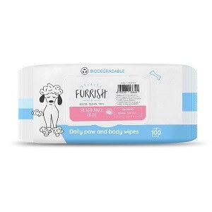 FURRISH DAILY BATH WIPE - NO FRAGRANCE 100PACK