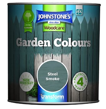 JOHNSTONES GARDEN COLOURS STEEL SMOKE 1L