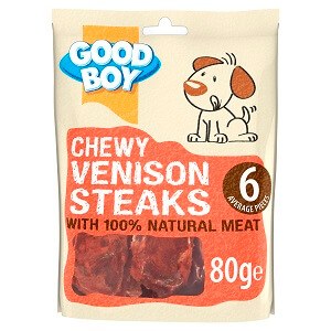 GOODBOY CHEWY VENISON STEAKS 80G