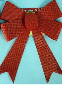 GIANT RED CHRISTMAS BOW 40CM