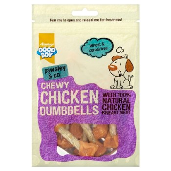 GOODBOY CHEWY CHICKEN DUMBELLS 100G