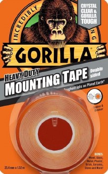 GORILLA DOUBLE SIDED MOUNTING TAPE(CLEAR)