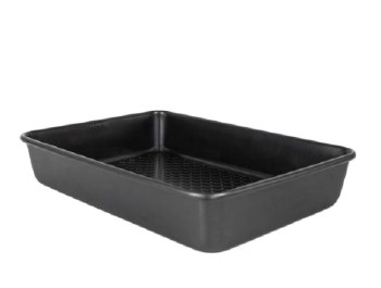 HAIRY BIKER LARGE ROASTING TIN - BLACK