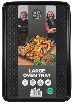 HAIRY BIKER LARGE OVEN TRAY 0.08MM -  BLACK