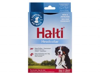 HALTI HEAD COLLAR BLACK SIZE4