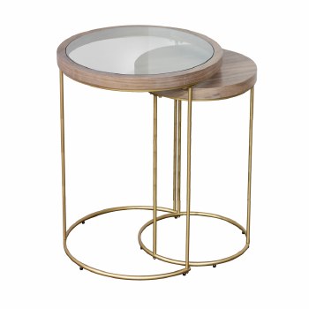 HANNAH S/2 SIDE TABLES