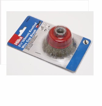 HILKA 65MM BRASSED STEEL CRIMPBRUSH