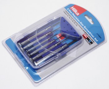 HILKA 6" PIECE PRECISION SCREWDRIVER SET